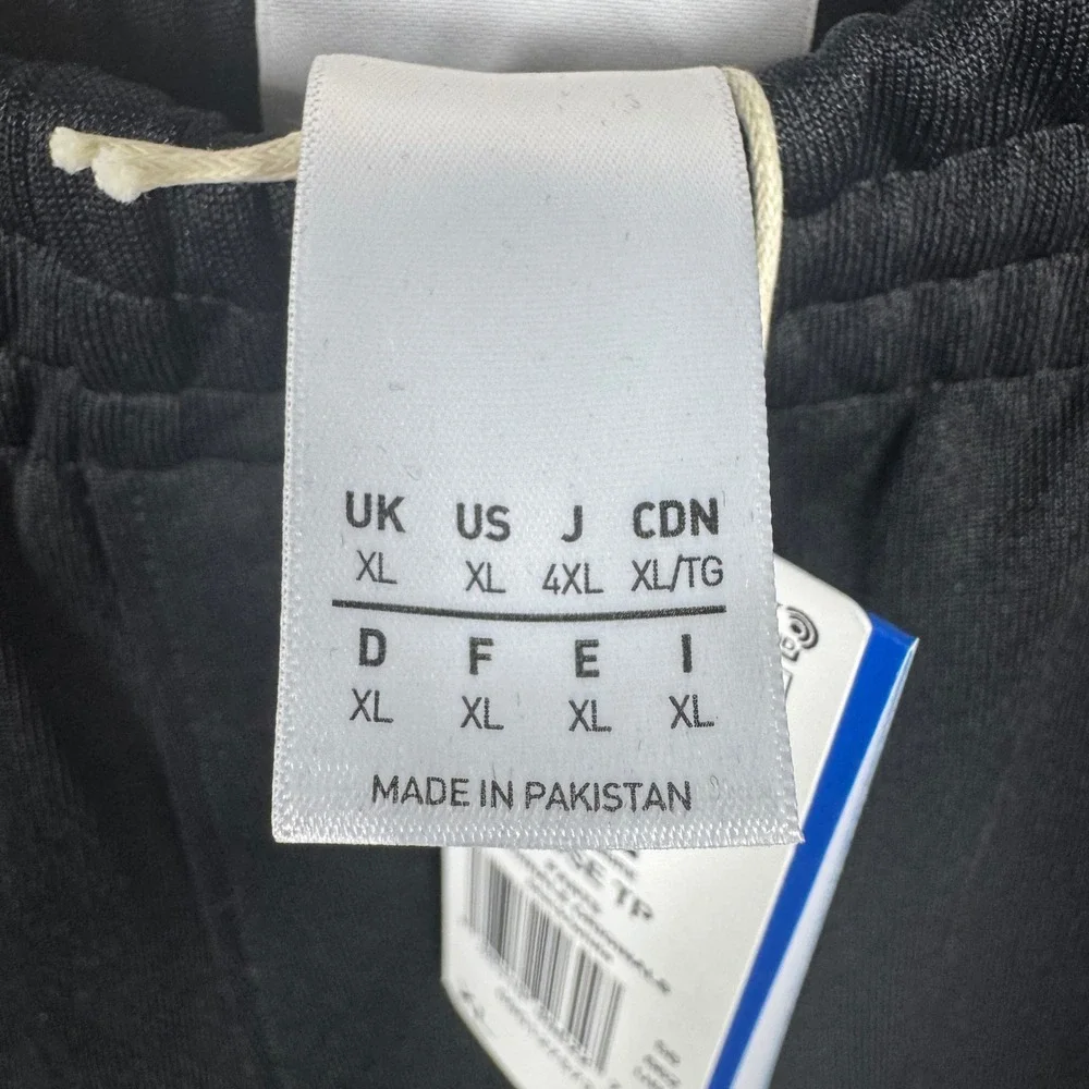 Adidas Originals Mens Loose TP Track Pants Black White KC8534 XL NWT